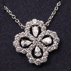 ¡®Twinkle jewelry¡¯LOOP NECKLACE FULL MOTIF DIAMOND 16MM MULTIPLE COLORS