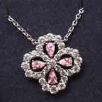 ¡®Twinkle jewelry¡¯LOOP NECKLACE FULL MOTIF DIAMOND 16MM MULTIPLE COLORS