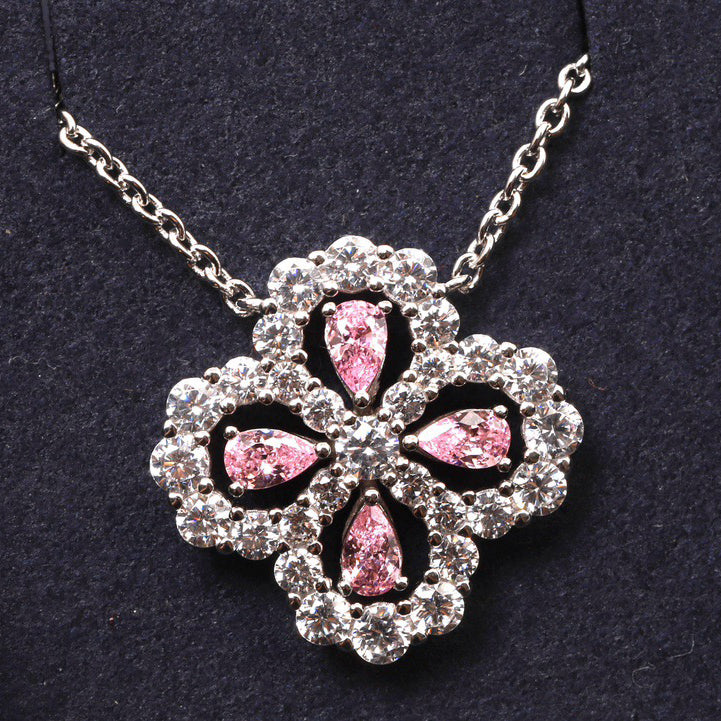 ¡®Twinkle jewelry¡¯LOOP NECKLACE FULL MOTIF DIAMOND 16MM MULTIPLE COLORS