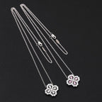 ¡®Twinkle jewelry¡¯LOOP NECKLACE FULL MOTIF DIAMOND 16MM MULTIPLE COLORS