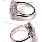 ¡®Twinkle jewelry¡¯LOOP RING FULL MOTIF DIAMOND 16MM SILVE