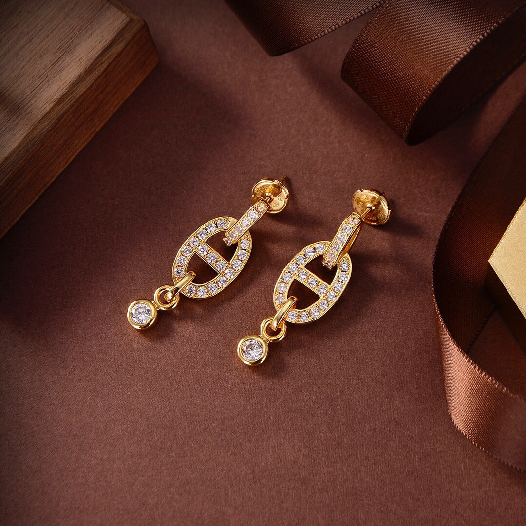 ¡®Twinkle jewelry¡¯HM CHAINE DIAMOND EARRINGS