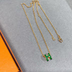 ¡®Twinkle jewelry¡¯POP H GREEN NECKLACE SILVER AND GOLD