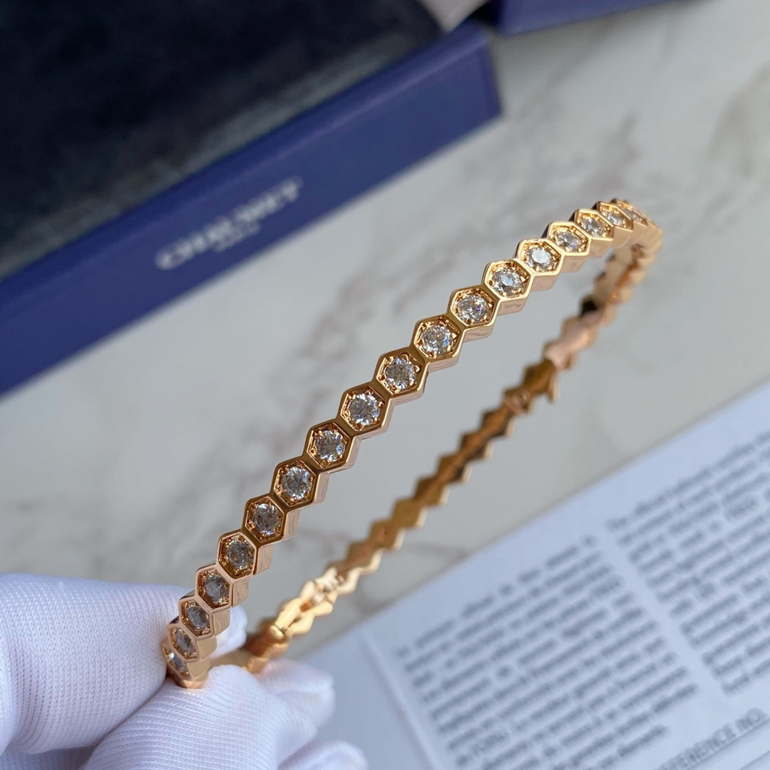 ¡®Twinkle jewelry¡¯BEE LOVE GOLD BRACELET FULL DIAMOND