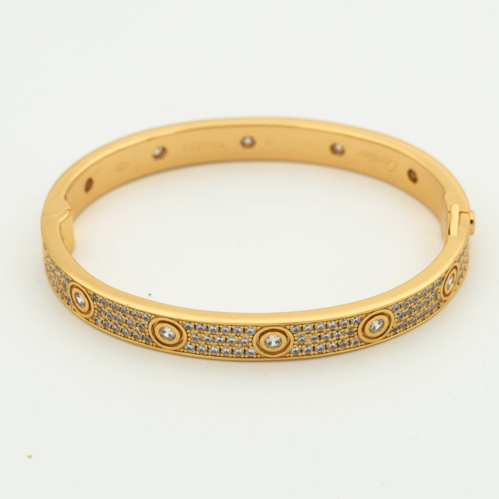 ¡®Twinkle jewelry¡¯LOVE BRACELET 6.1MM DIAMOND-PAVED 10 BIG DIAMONDS