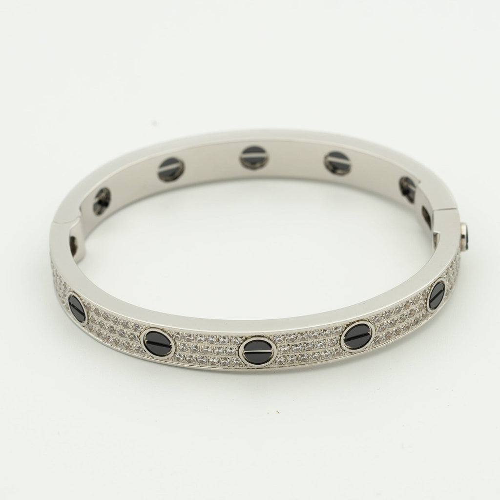 ¡®Twinkle jewelry¡¯LOVE BRACELET 6.1MM DIAMOND-PAVED CERAMIC