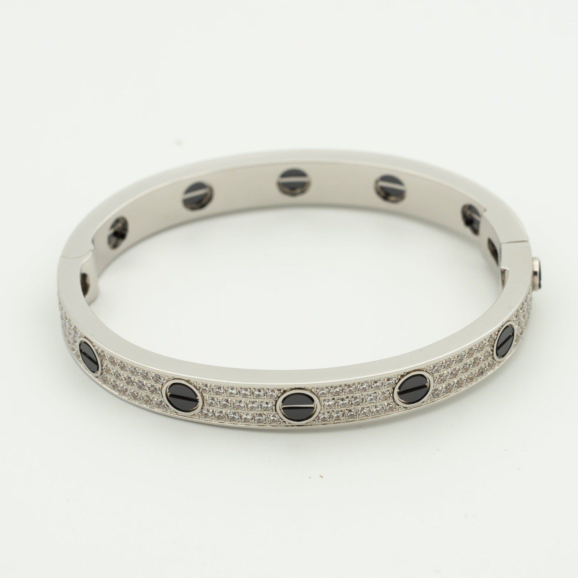 ¡®Twinkle jewelry¡¯LOVE BRACELET 6.1MM DIAMOND-PAVED CERAMIC