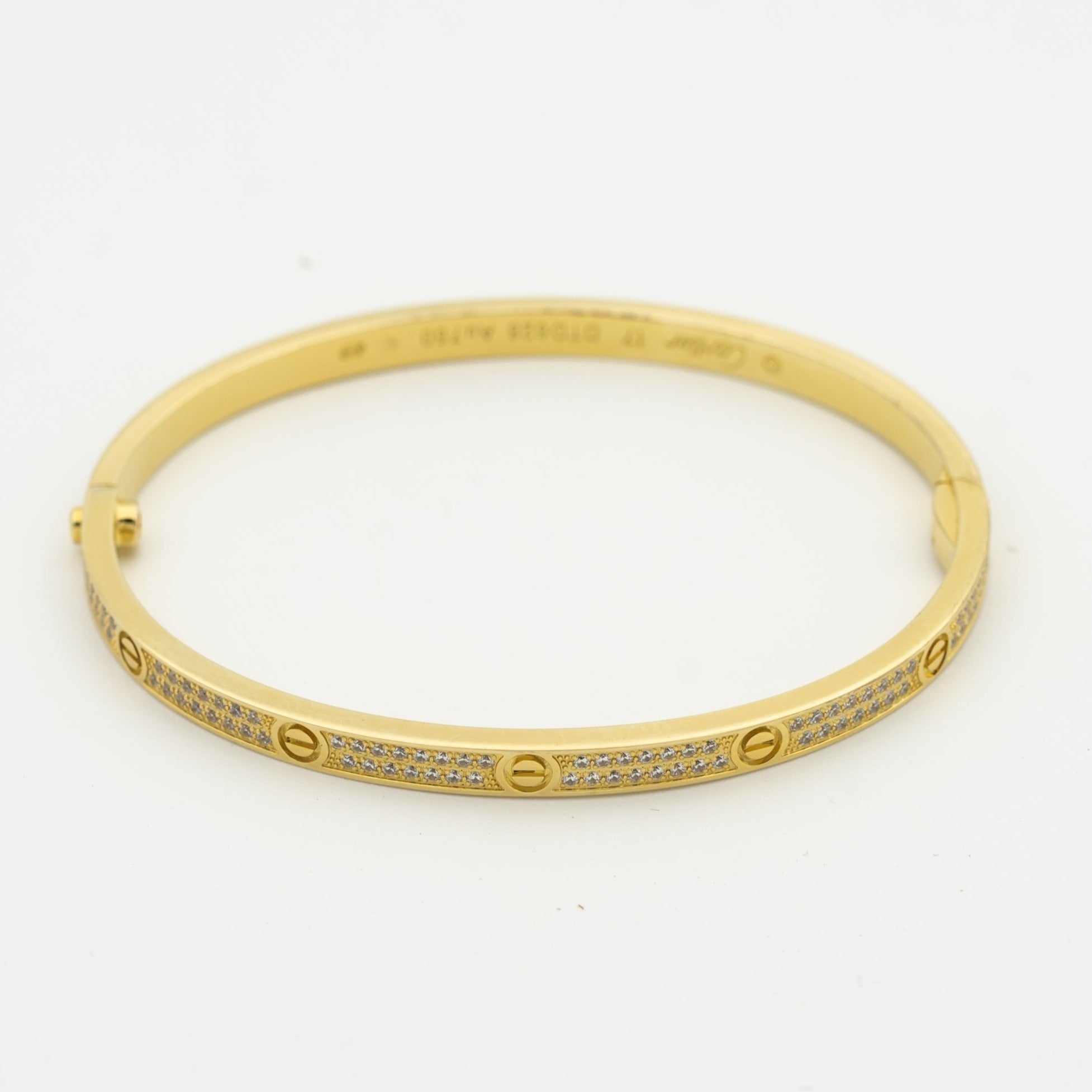 ¡®Twinkle jewelry¡¯LOVE BRACELET 3.65MM DIAMOND-PAVED
