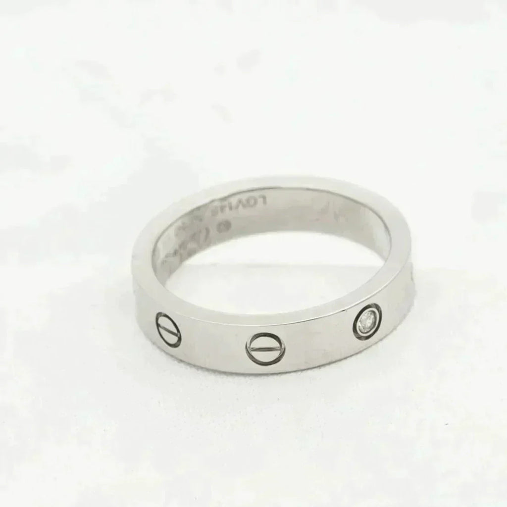 ¡®Twinkle jewelry¡¯LOVE RING 4MM 1 DIAMOND SILVER