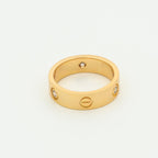 ¡®Twinkle jewelry¡¯LOVE RING 5.5MM 3 DIAMONDS PINK GOLD