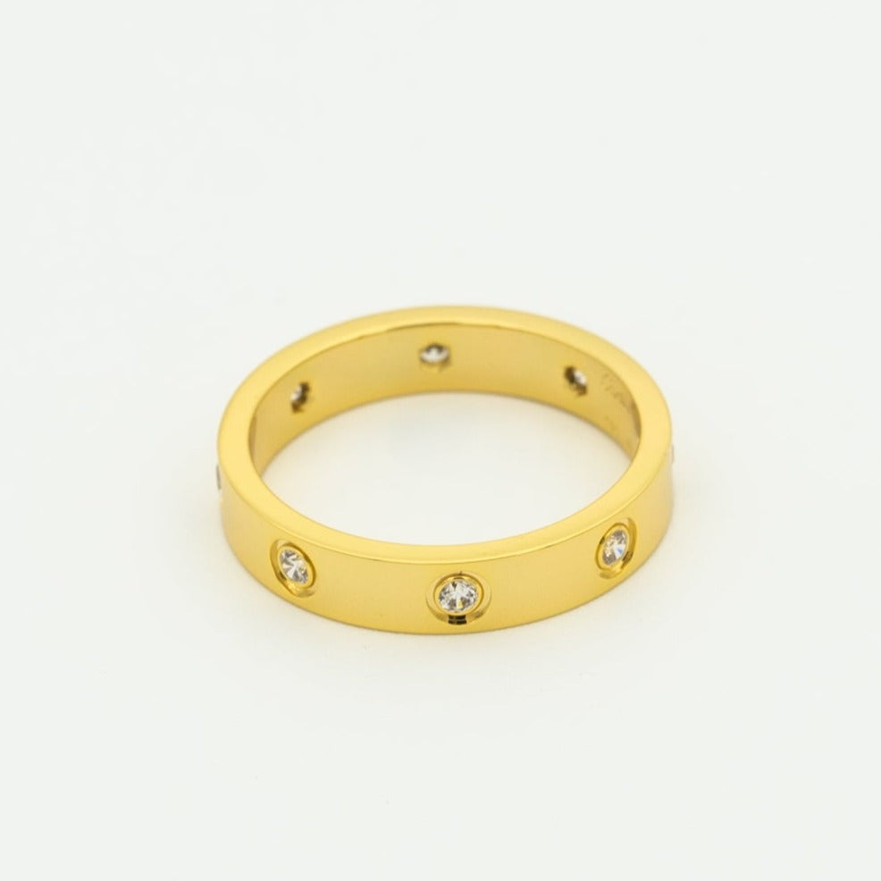 ¡®Twinkle jewelry¡¯LOVE RING 3.6MM 8 DIAMONDS
