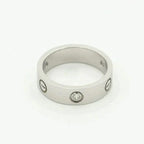 ¡®Twinkle jewelry¡¯LOVE RING 5.5MM 3 DIAMONDS SILVER