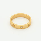 ¡®Twinkle jewelry¡¯LOVE RING 4MM 1 DIAMOND PINK GOLD