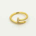 ¡®Twinkle jewelry¡¯JUSTE RING 1.8MM GOLD DIAMONDS