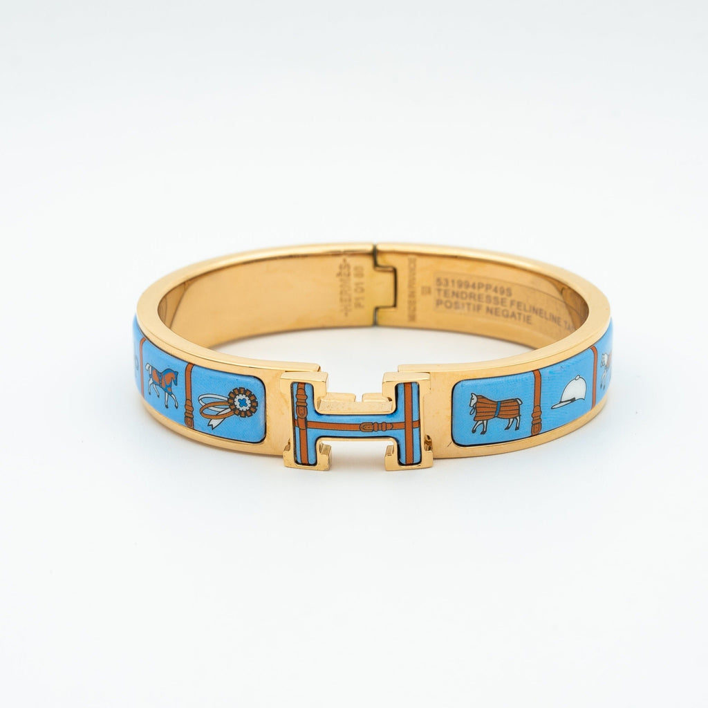 ¡®Twinkle jewelry¡¯H PINK GOLD BRACELET BLUE CERAMIC