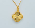 ¡®Twinkle jewelry¡¯CLOVER 25MM PEDANT NECKLACE GOLD