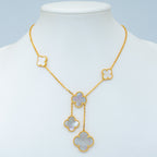 ¡®Twinkle jewelry¡¯CLOVER MOTHER OF PEARL NECKLACE 6 MOTIF