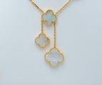 ¡®Twinkle jewelry¡¯CLOVER MOTHER OF PEARL NECKLACE 6 MOTIF