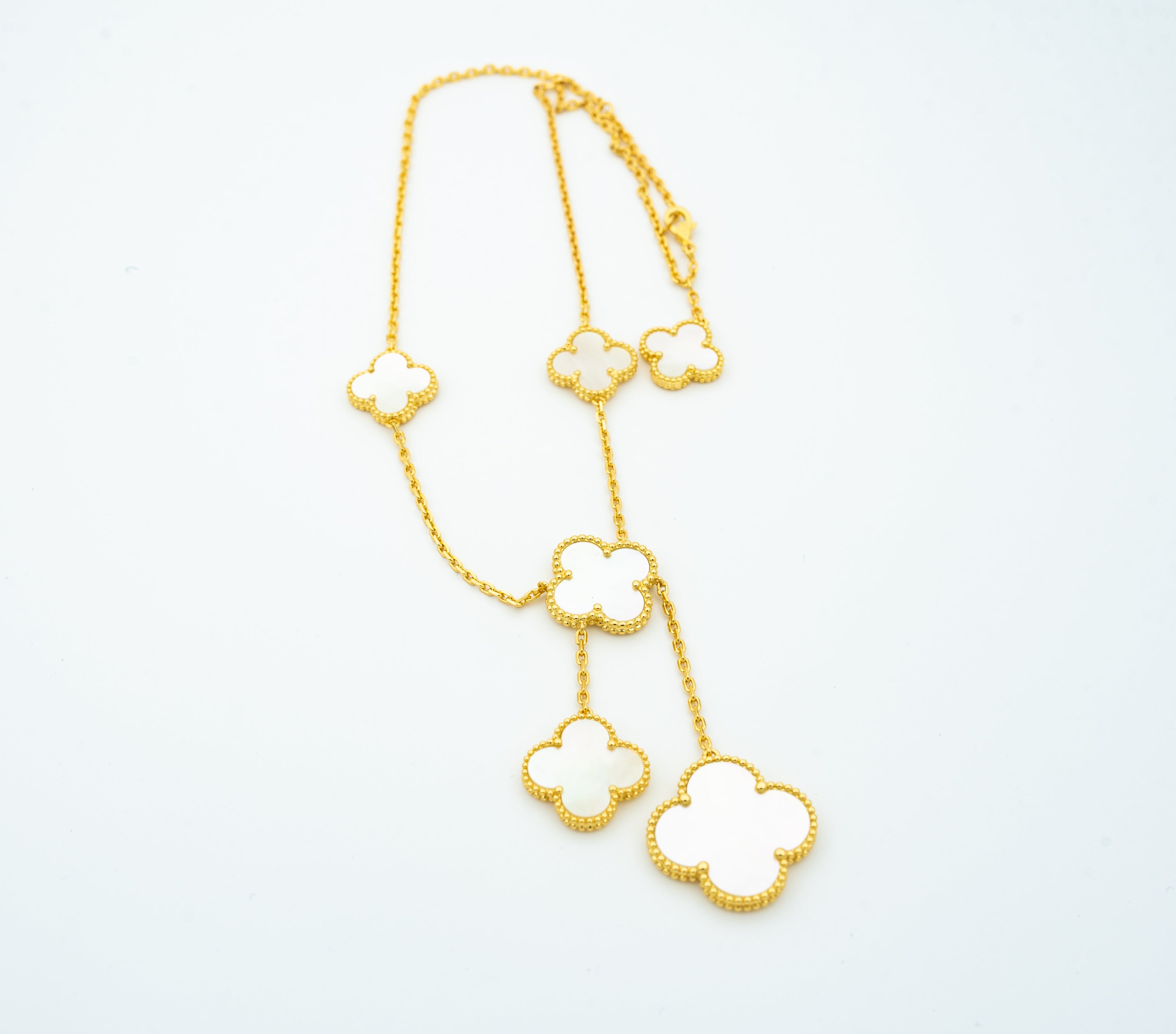 ¡®Twinkle jewelry¡¯CLOVER MOTHER OF PEARL NECKLACE 6 MOTIF