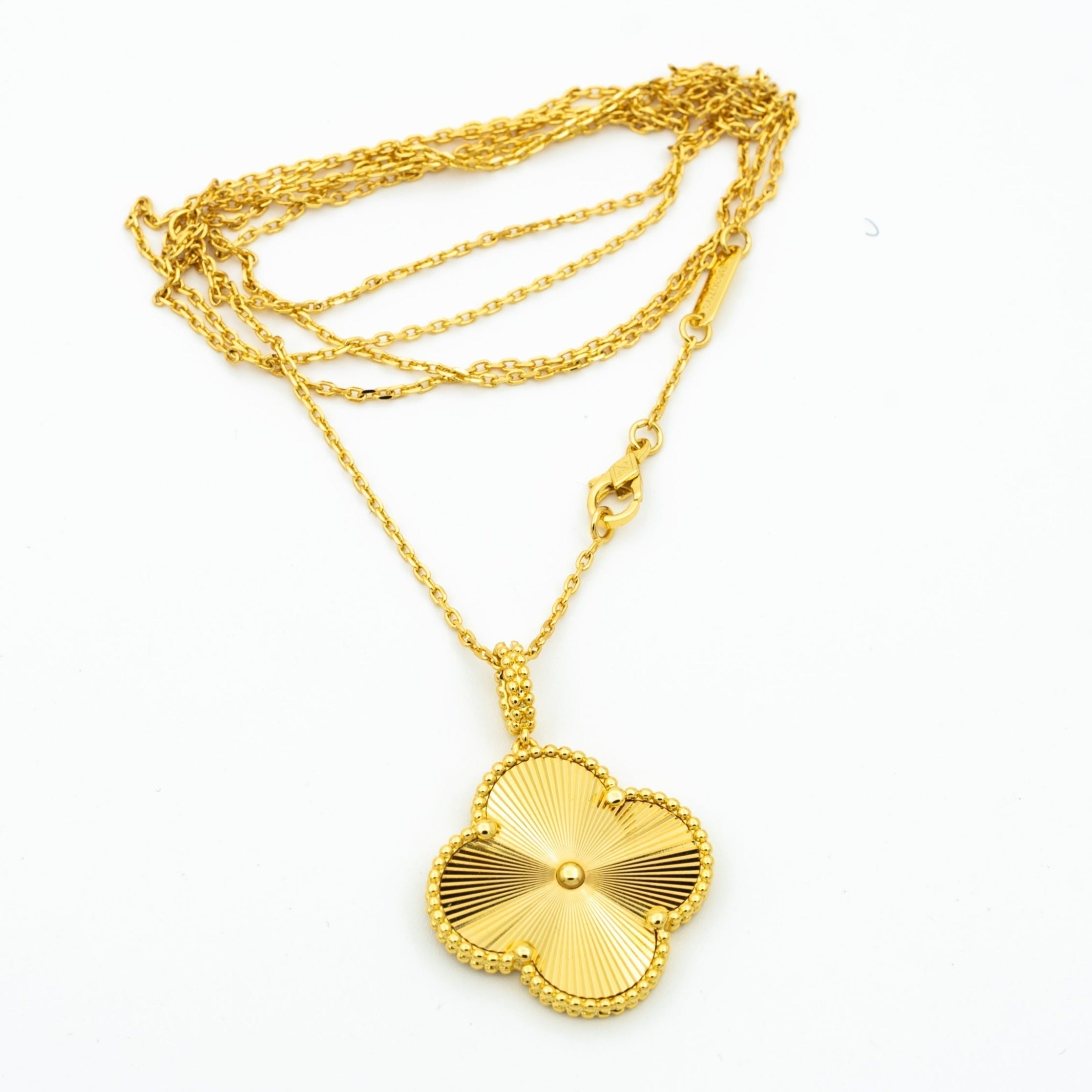 ¡®Twinkle jewelry¡¯CLOVER 25MM PEDANT NECKLACE GOLD