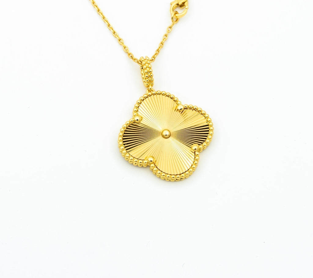 ¡®Twinkle jewelry¡¯CLOVER 25MM PEDANT NECKLACE GOLD