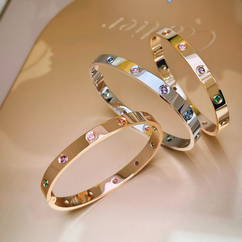 [Twinkle JURI]2026 RAINBOW LOVE BRACELET 6.1MM  10 DIAMONDS
