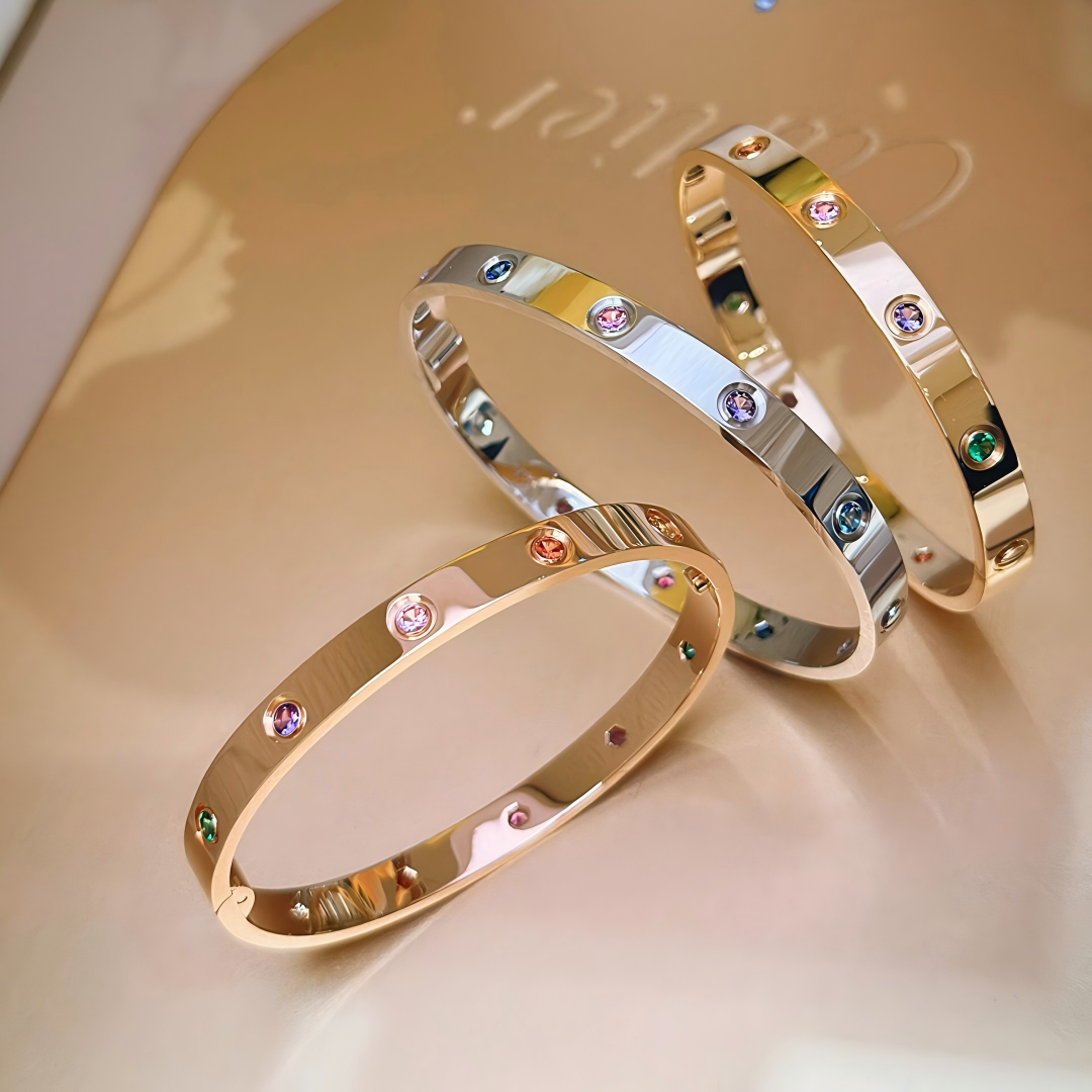 [Twinkle JURI]2026 RAINBOW LOVE BRACELET 6.1MM  10 DIAMONDS