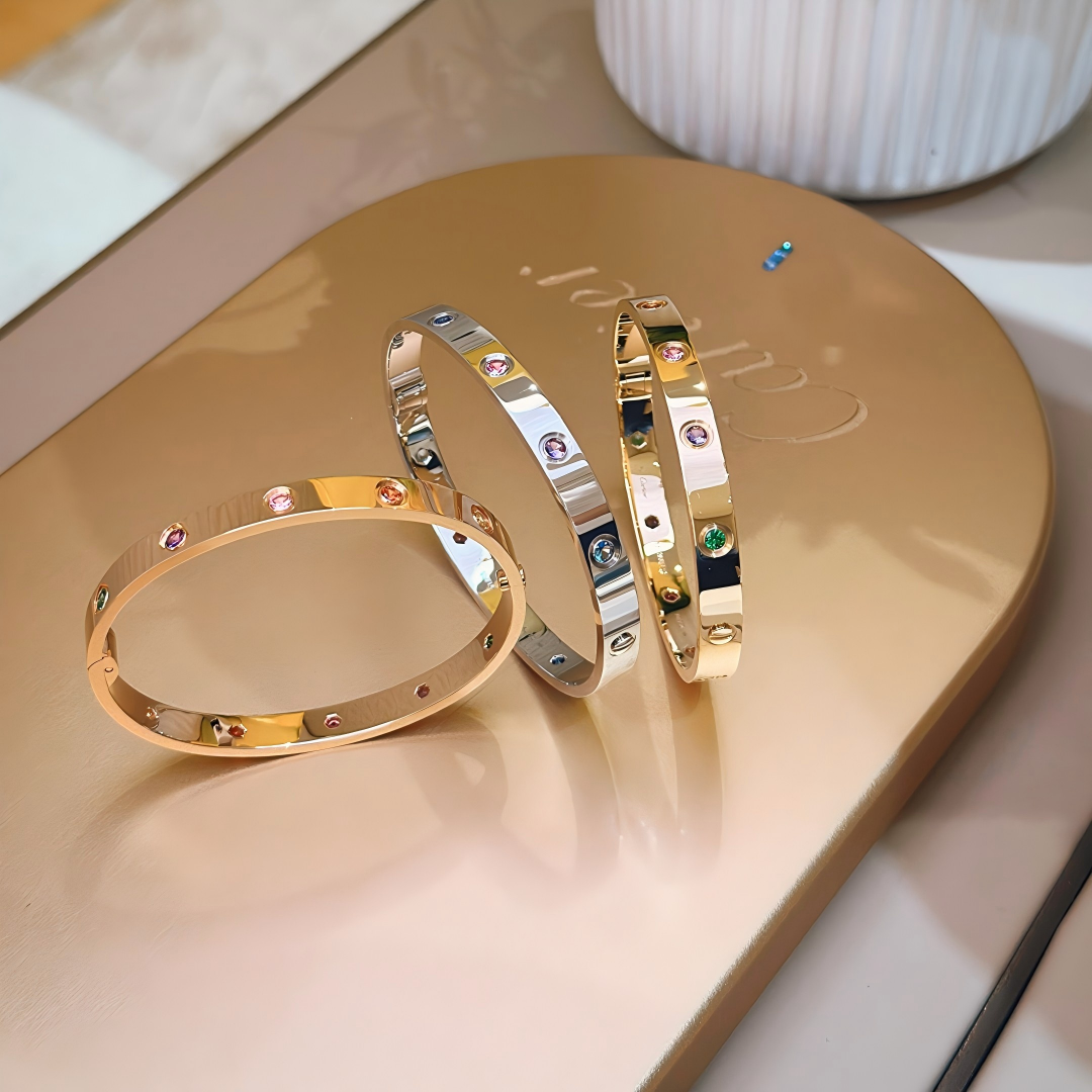[Twinkle JURI]2026 RAINBOW LOVE BRACELET 6.1MM  10 DIAMONDS