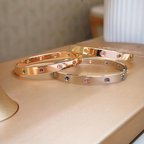 [Twinkle JURI]2026 RAINBOW LOVE BRACELET 6.1MM  10 DIAMONDS