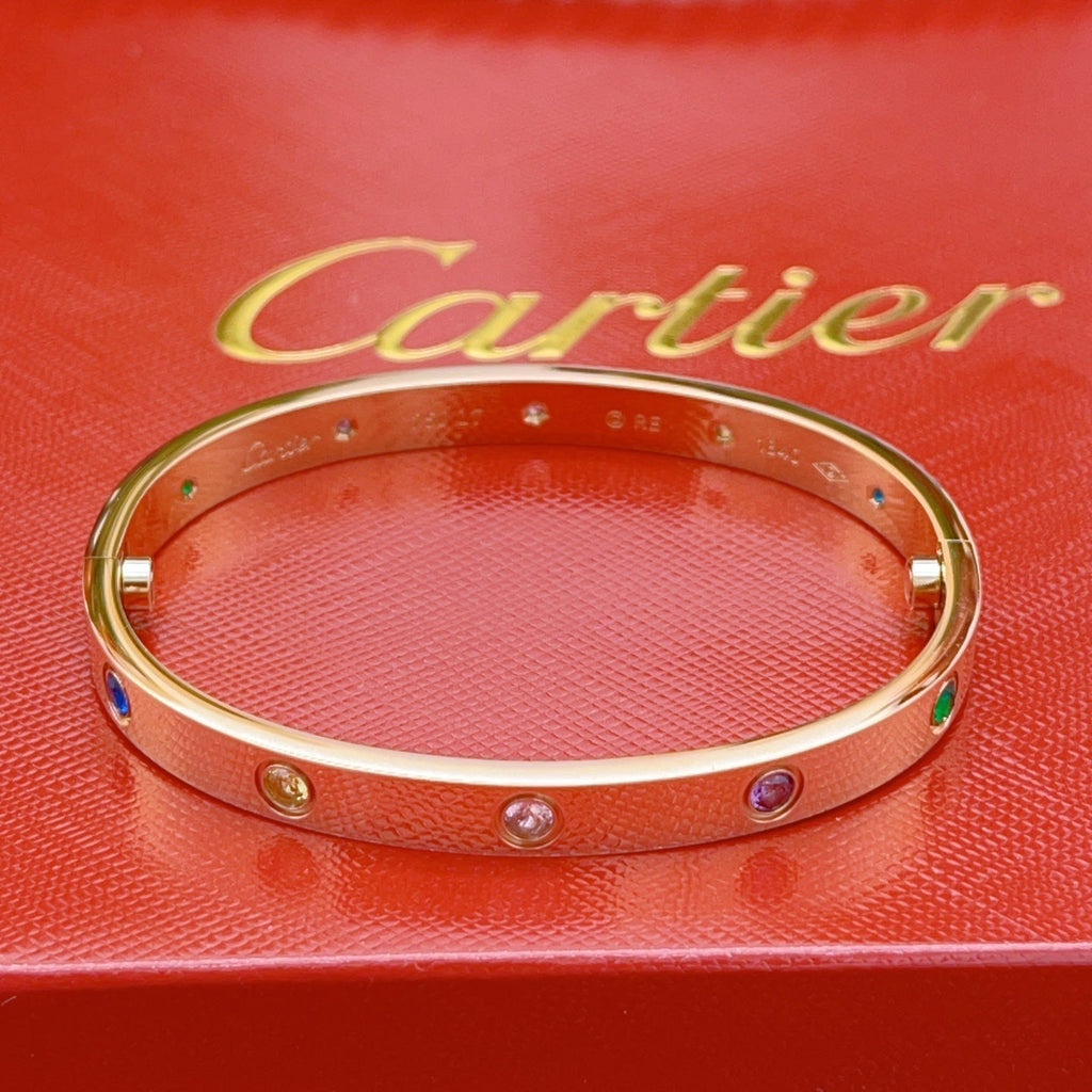 [Twinkle JURI]2026 RAINBOW LOVE BRACELET 6.1MM  10 DIAMONDS