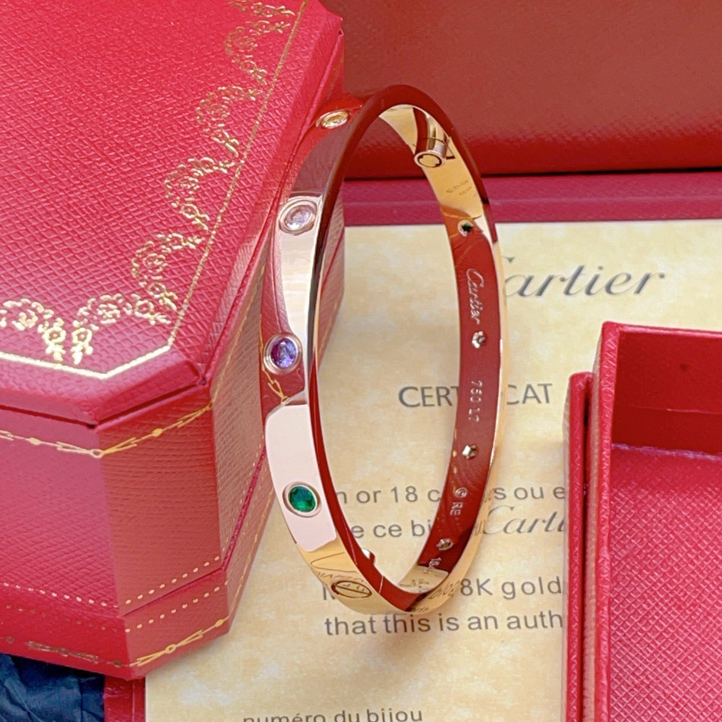 [Twinkle JURI]2026 RAINBOW LOVE BRACELET 6.1MM  10 DIAMONDS