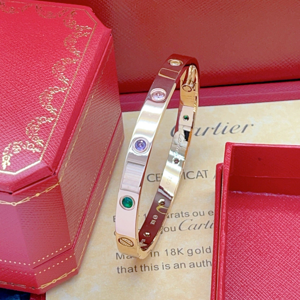 [Twinkle JURI]2026 RAINBOW LOVE BRACELET 6.1MM  10 DIAMONDS
