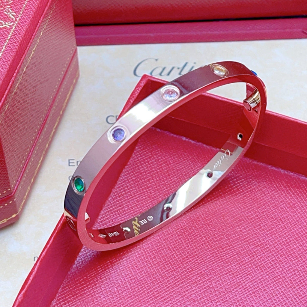 [Twinkle JURI]2026 RAINBOW LOVE BRACELET 6.1MM  10 DIAMONDS