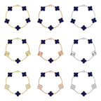 [Twinkle jewelry]New CLOVER 5 MOTIF LAPIS LAZULI BRACELET COLLECTION