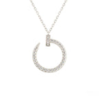 ¡®Twinkle jewelry¡¯JUSTE NECKLACE SILVER DIAMONDS