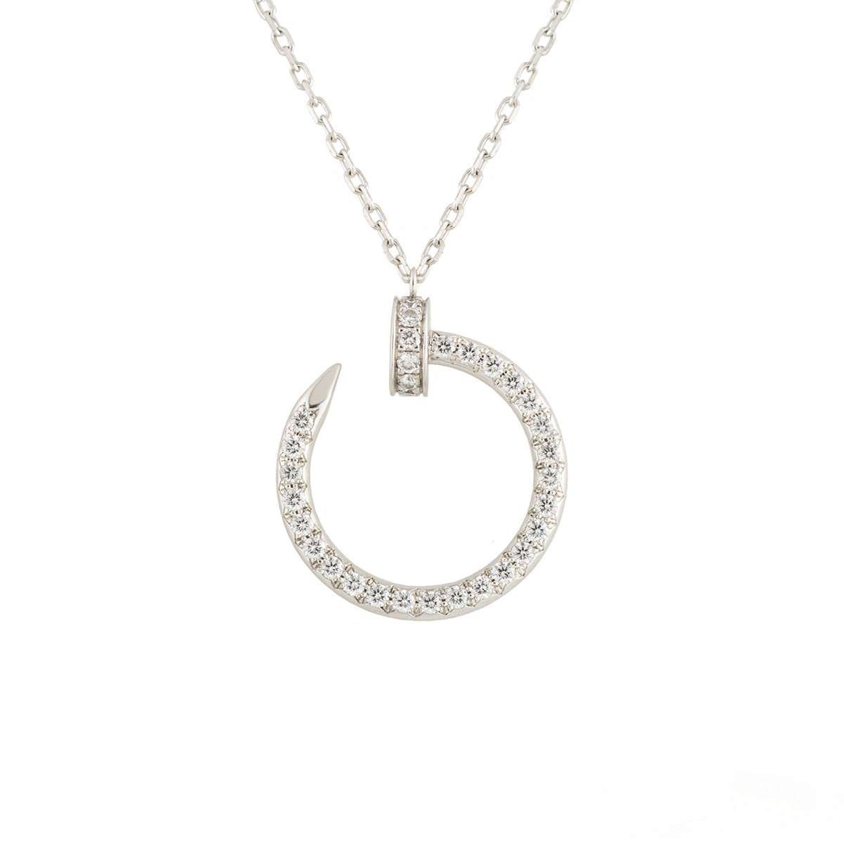 ¡®Twinkle jewelry¡¯JUSTE NECKLACE SILVER DIAMONDS
