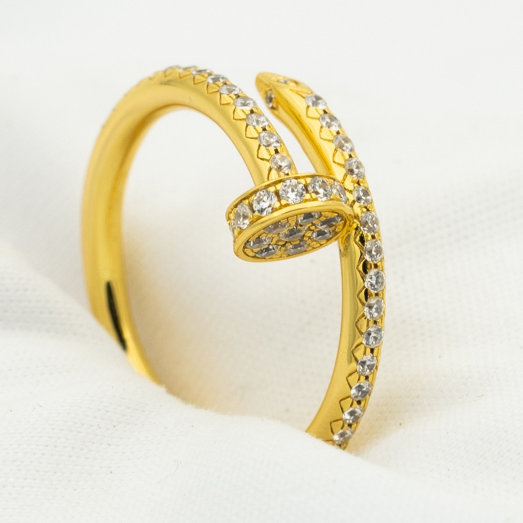 ¡®Twinkle jewelry¡¯JUSTE RING 1.8MM GOLD DIAMONDS