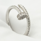 ¡®Twinkle jewelry¡¯JUSTE RING 1.8MM SILVER DIAMONDS