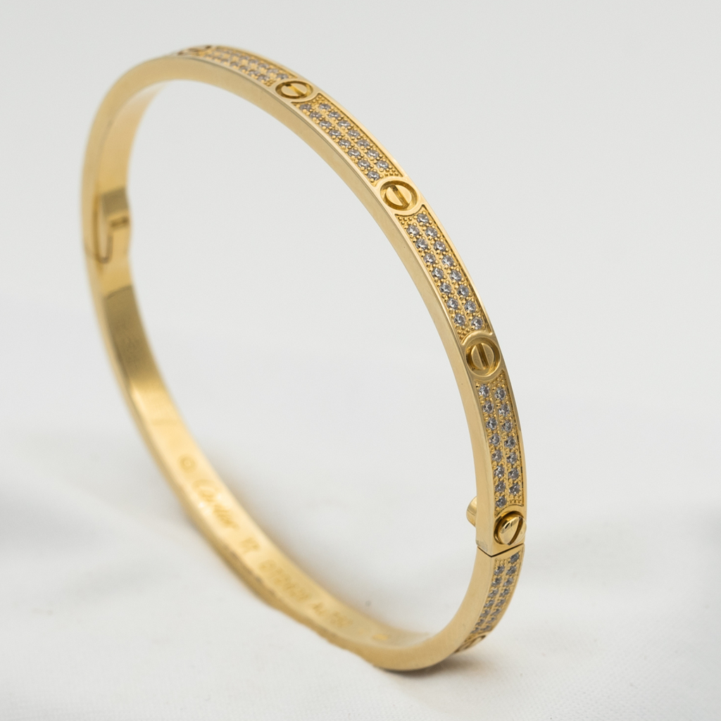 ¡®Twinkle jewelry¡¯LOVE BRACELET 3.65MM DIAMOND-PAVED
