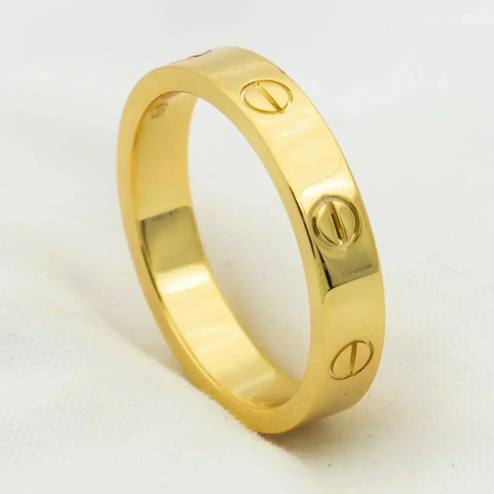 ¡®Twinkle jewelry¡¯LOVE RING 4MM 1 DIAMOND GOLD
