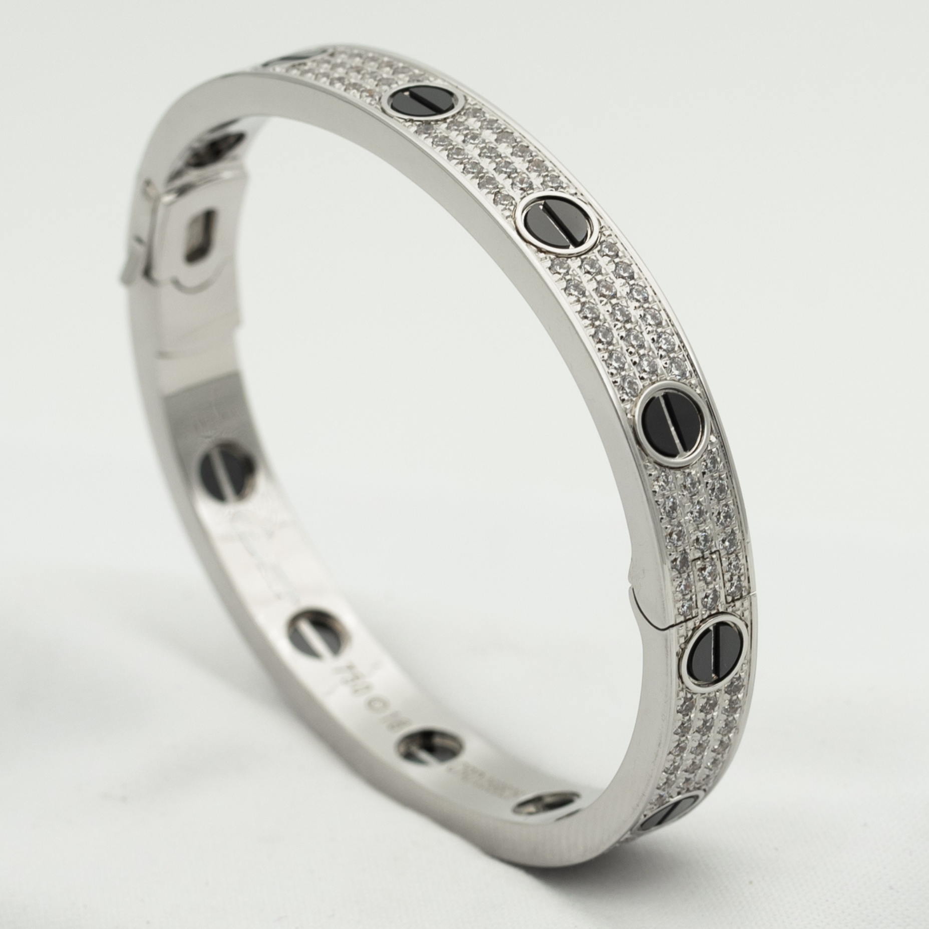 ¡®Twinkle jewelry¡¯LOVE BRACELET 6.1MM DIAMOND-PAVED CERAMIC