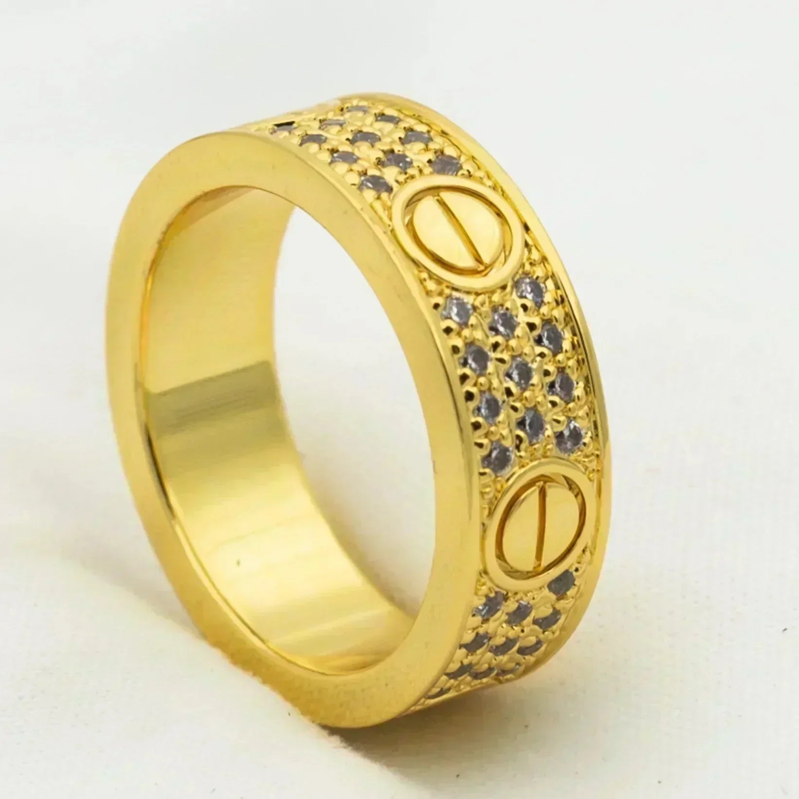 ¡®Twinkle jewelry¡¯LOVE RING 5.5MM DIAMONDS PAVED