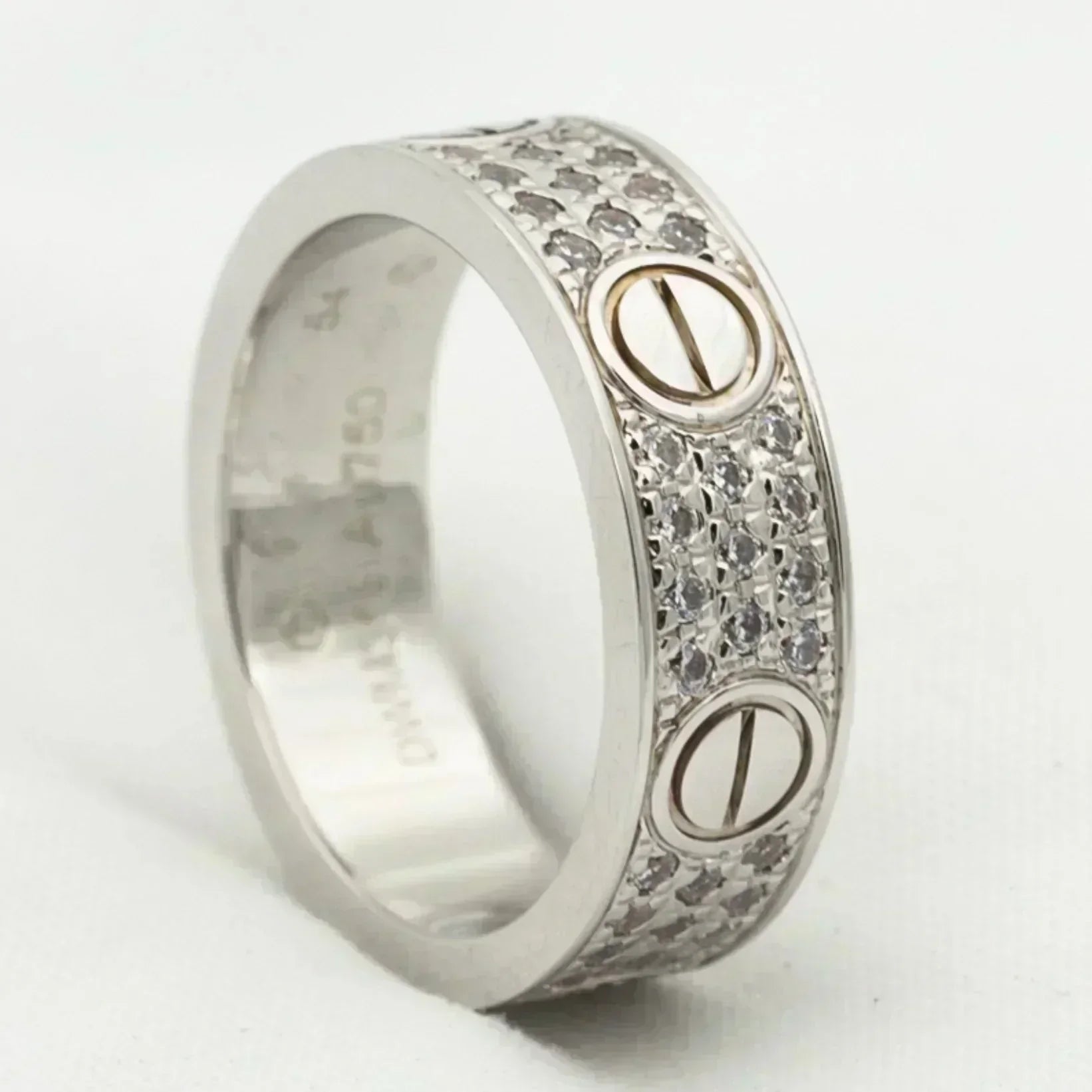 ¡®Twinkle jewelry¡¯LOVE RING 5.5MM DIAMONDS PAVED