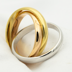 ¡®Twinkle jewelry¡¯TRINITY RING GOLD PINK GOLD SILVER