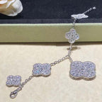 ¡®Twinkle jewelry¡¯CLOVER 6 MOTIFS SILVER DIAMOND BRACELET