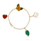 ¡®Twinkle jewelry¡¯LUCKY SPRING 5 MOTIF GOLD BRACELET