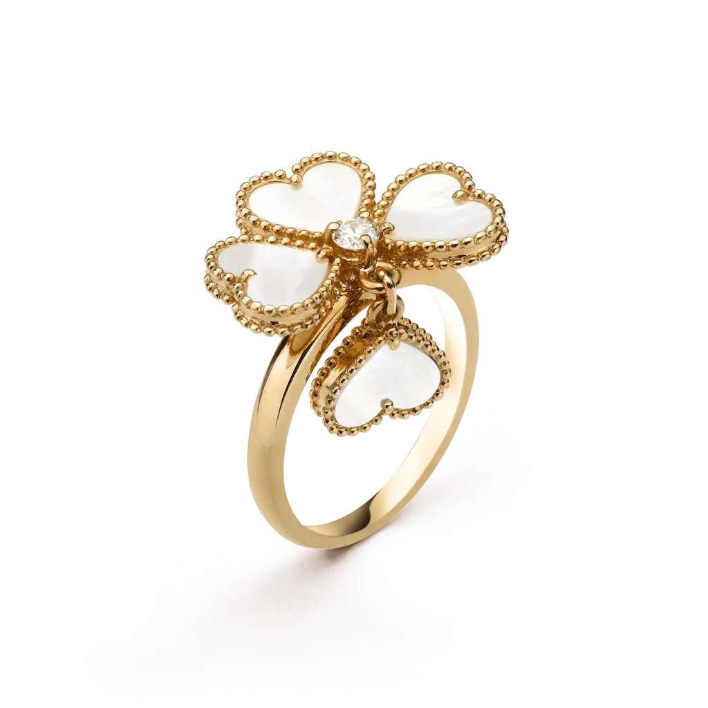 ¡®Twinkle jewelry¡¯SWEET CLOVER WHITE MOP RING