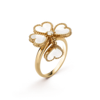 ¡®Twinkle jewelry¡¯SWEET CLOVER WHITE MOP RING