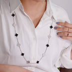 ¡®Twinkle jewelry¡¯CLOVER 20 MOTIFS ONYX DIAMOND SILVER