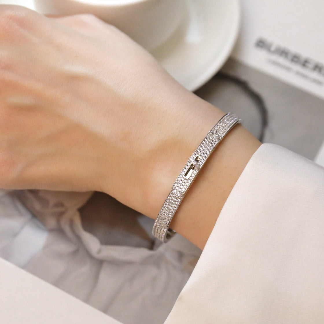 ¡®Twinkle jewelry¡¯KELLY BRACELET DIAMOND PAVED